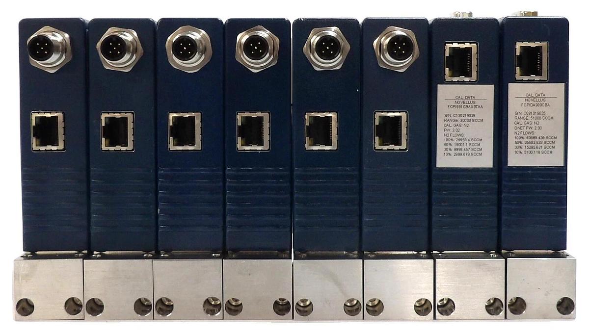 Used Aera PI-98 PI-980 Mass Flow Controller MFC Reseller Lot of 8 Working Surplus