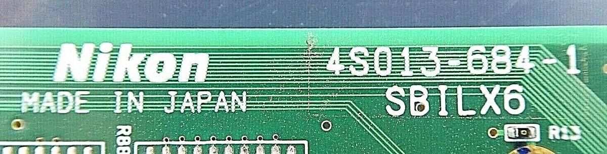 Used Nikon 4S013-684-1 Process PCB Card SBILX6 Damaged Connector NSR Series AS-IS