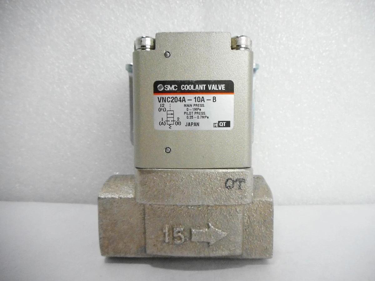 SMC VNC204A-10A-B Coolant Valve Reseller Lot of 10 New