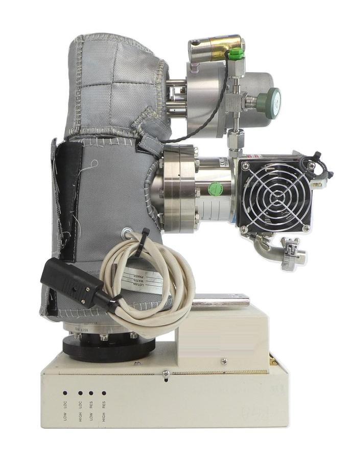 Used Varian Turbo-V 70LP Turbo Pump w/RGA Manifold UHV Vacuum Working