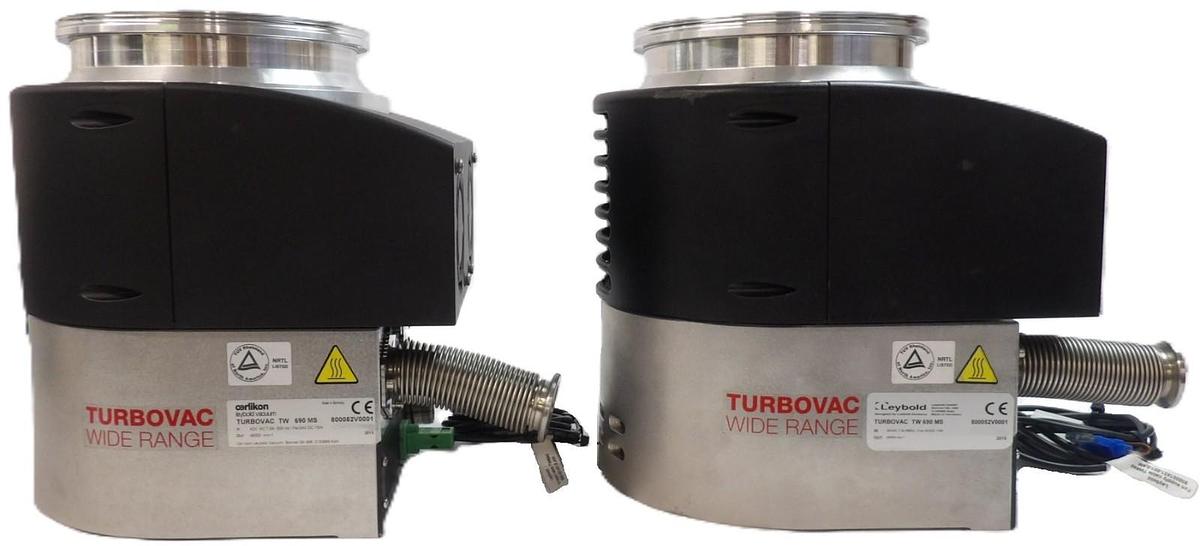 Used TURBOVAC TW 690 MS Leybold 800052V0001 Turbomolecular Pump Lot of 2 Working
