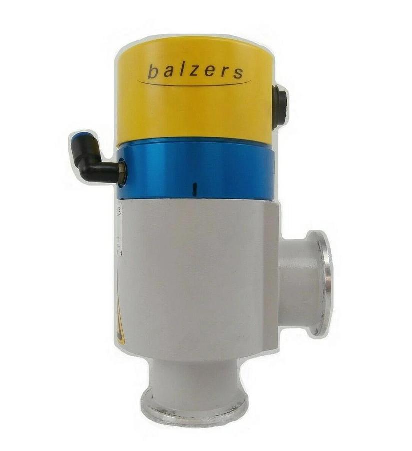 Used Balzers BPV51325 Right Angle Vacuum Isolation Valve EVL 040 P Working Surplus