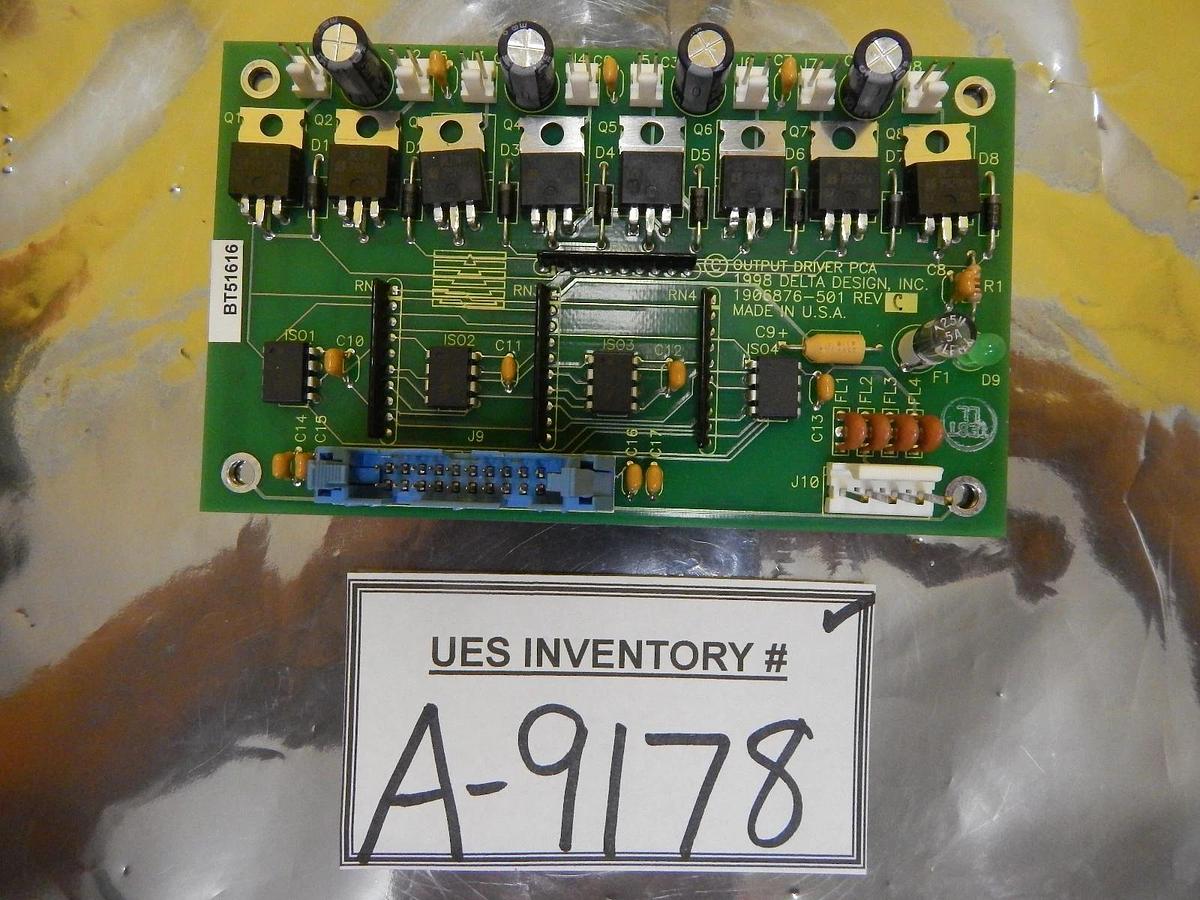 Used Delta Design 1906876-501 Output Driver PCA Board PCB Rev. C Used Working