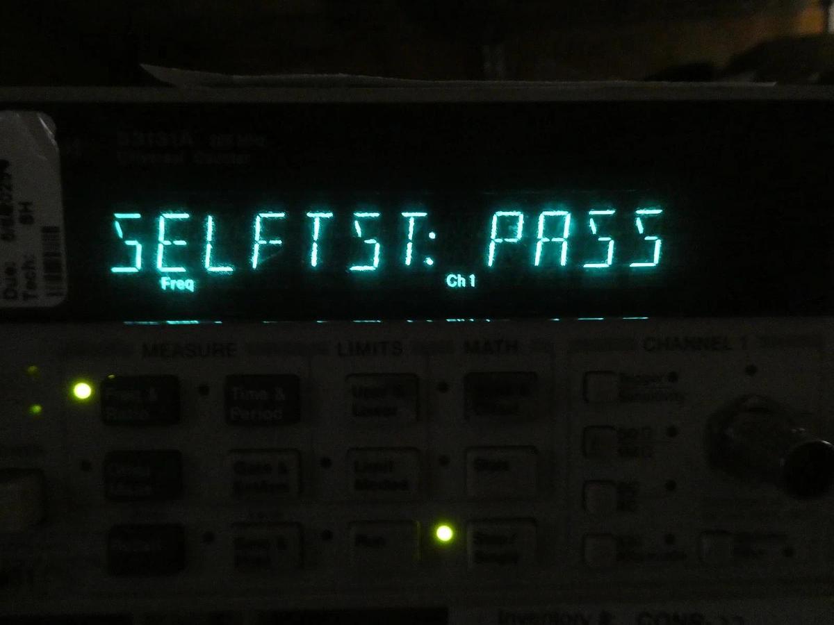 Used Agilent Technologies 53131A 225 MHz Universal Frequency Counter Spare Surplus