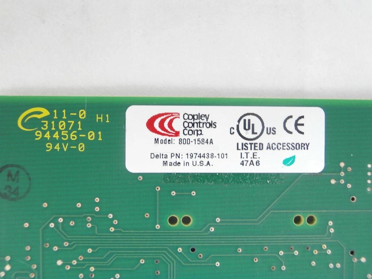 Used Copley Controls 07-01156-000 CAN Interface PCB Card CAN-PCI-02 Rev. 4 Working
