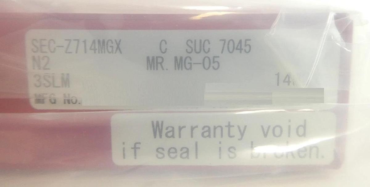 Refurbished Horiba STEC SEC-Z714MGX Mass Flow Controller MFC Z700 2 SLM He Refurbished