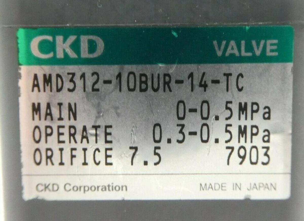 Used CKD AMD312-10BUR-14-TC Chemical Liquid Valve AMD Lot of 10 Working Surplus