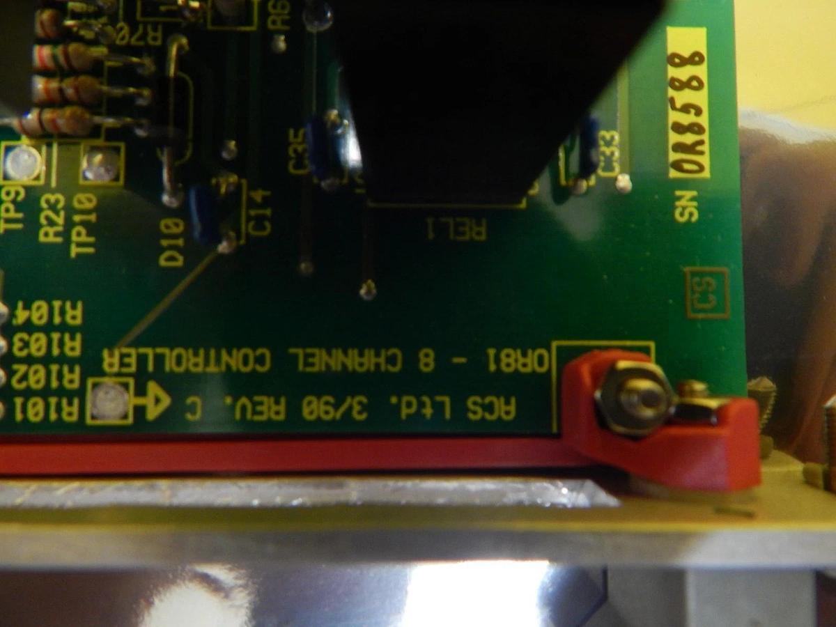 Used ACS Electronics OR81 8 Channel Controller PCB Card AMAT Orbot WF 736 DUO Used