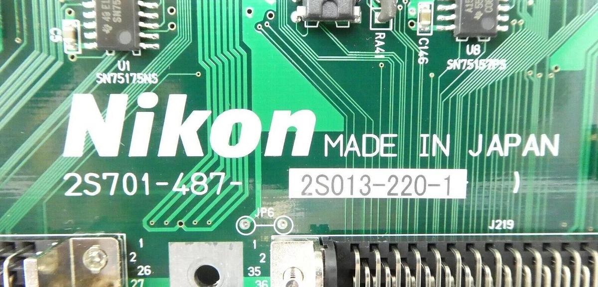 Used Nikon 2S013-220-1 LD-IF Interface Backplane Board 2S701-487 PCB NRM-3100 Working