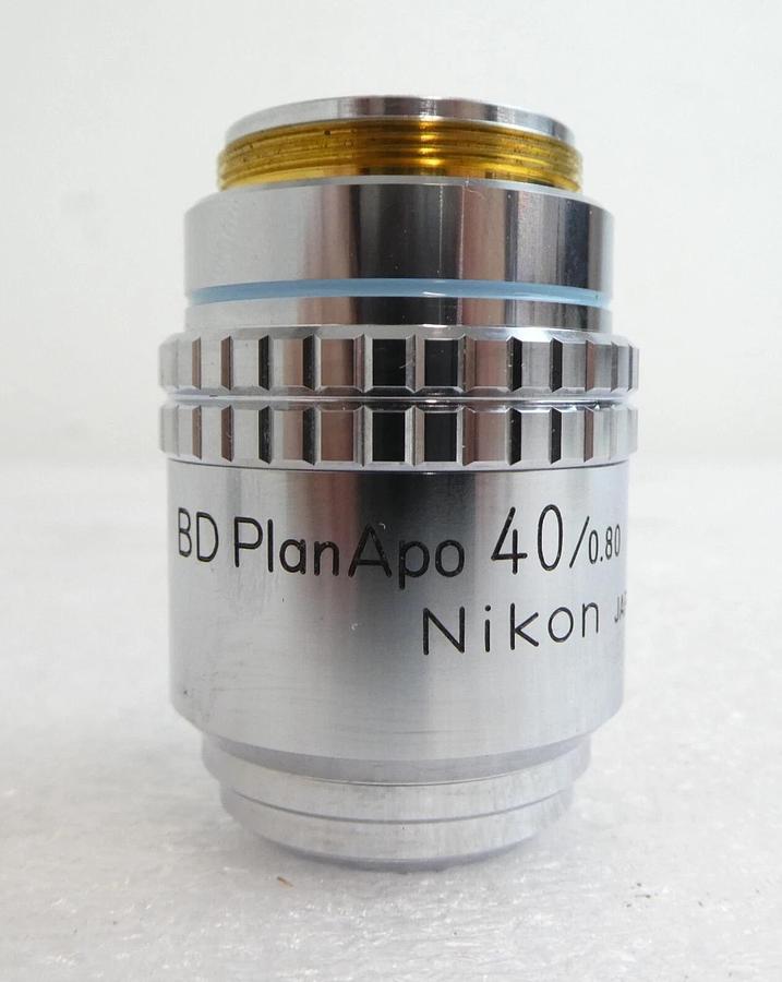 Used Nikon Precision BD Plan Apo 40/.080 210/0 Microscope Objective Working Surplus