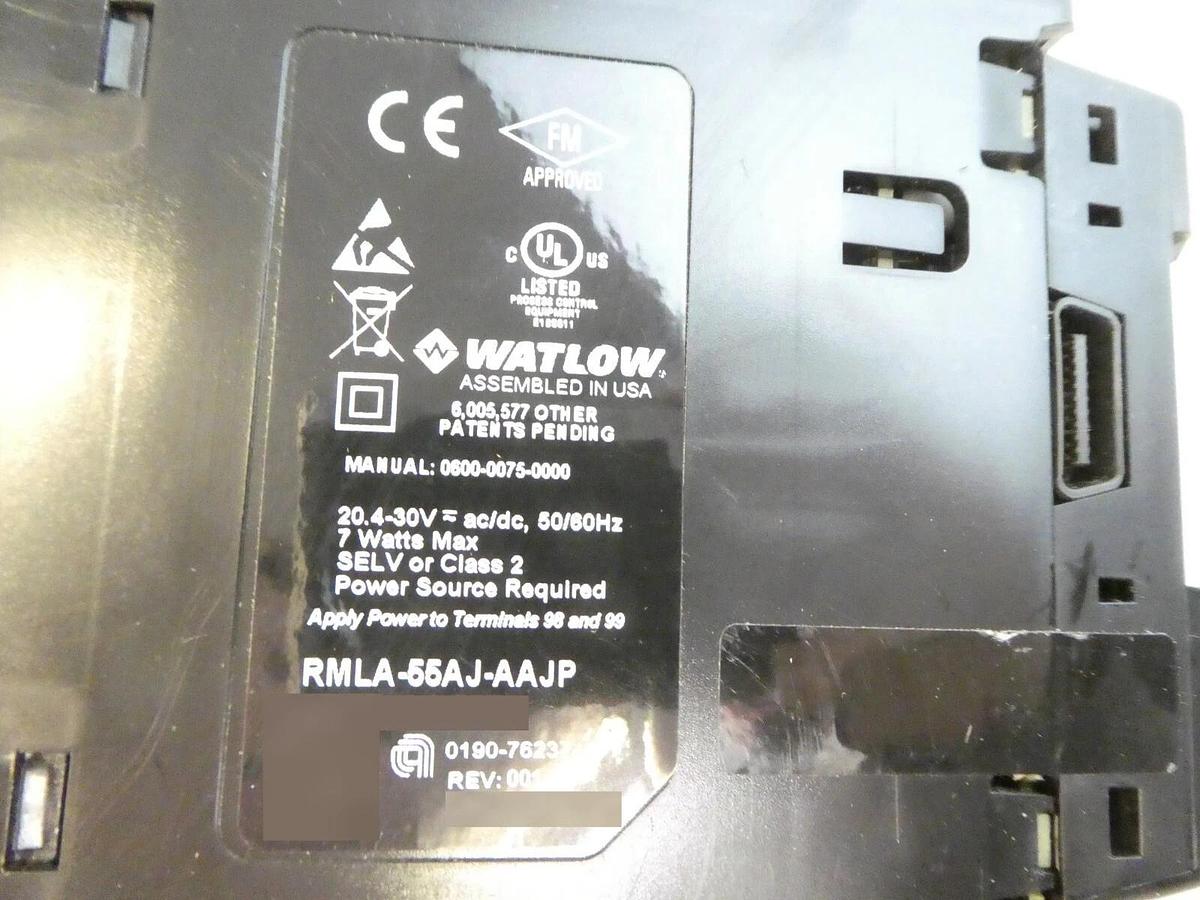 Used Watlow RMSA-RRCJ-AAHP RMLA-55AJ-AAJP RMEA-FFFC-AAR8 Temperature Controller AMAT