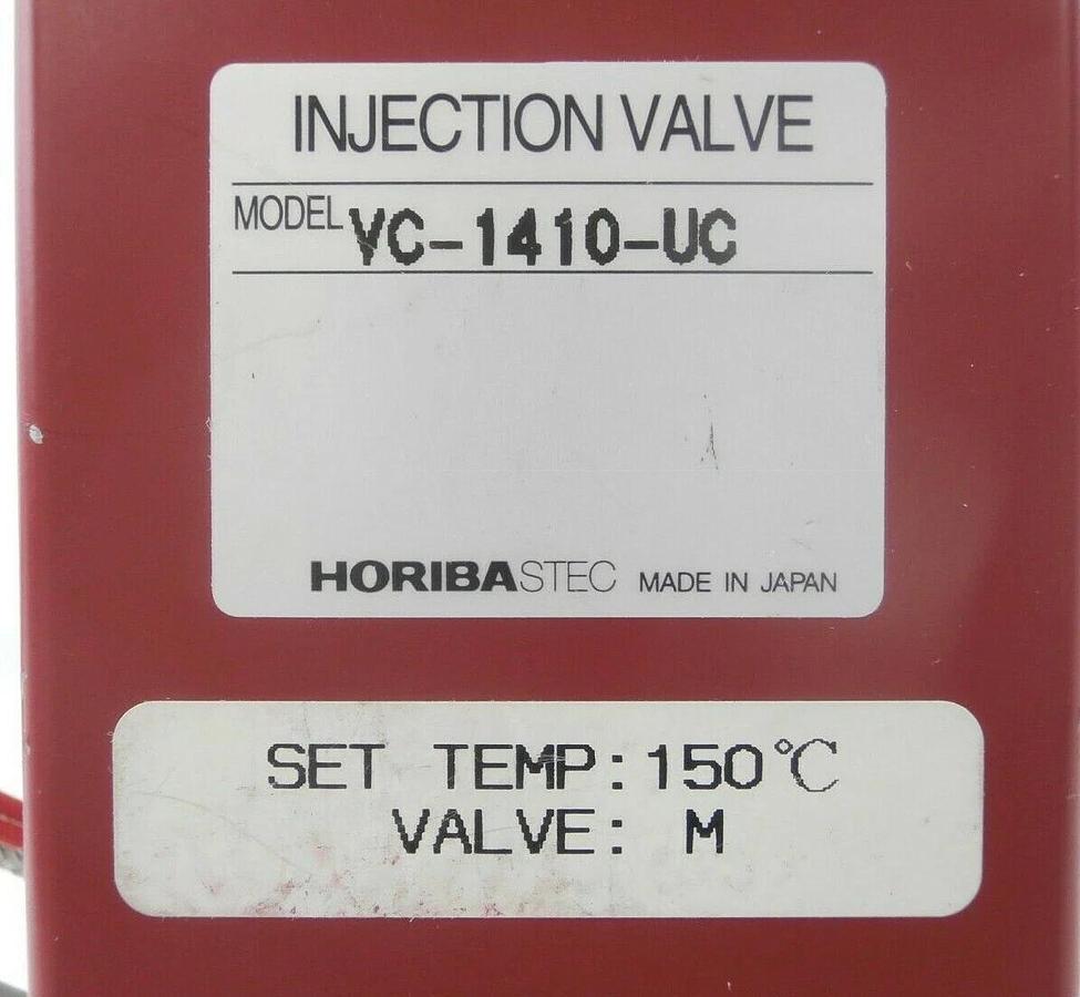 Used Horiba STEC VC-1410-UC Injection Valve VC-1410 Reseller Lot of 3 Working Surplus
