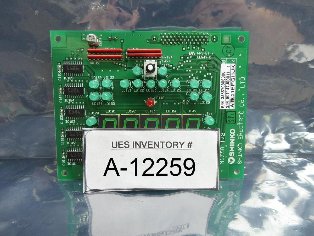 Used Shinko Electric 3ASSYC806300 OHT-Panel PCB OHT-PANEL 1/2 Asyst VHT5-1-1 Used