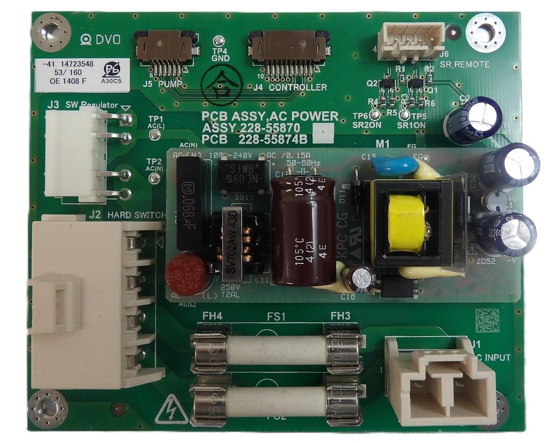 Used Shimadzu 228-55870 AC Power Board PCB 228-55874B ExionLC Working Surplus
