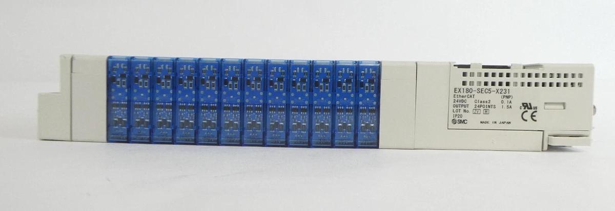 Used SMC EX180-SEC5-X231 12-Port Pneumatic Manifold AMAT 4060-01525 Working Spare