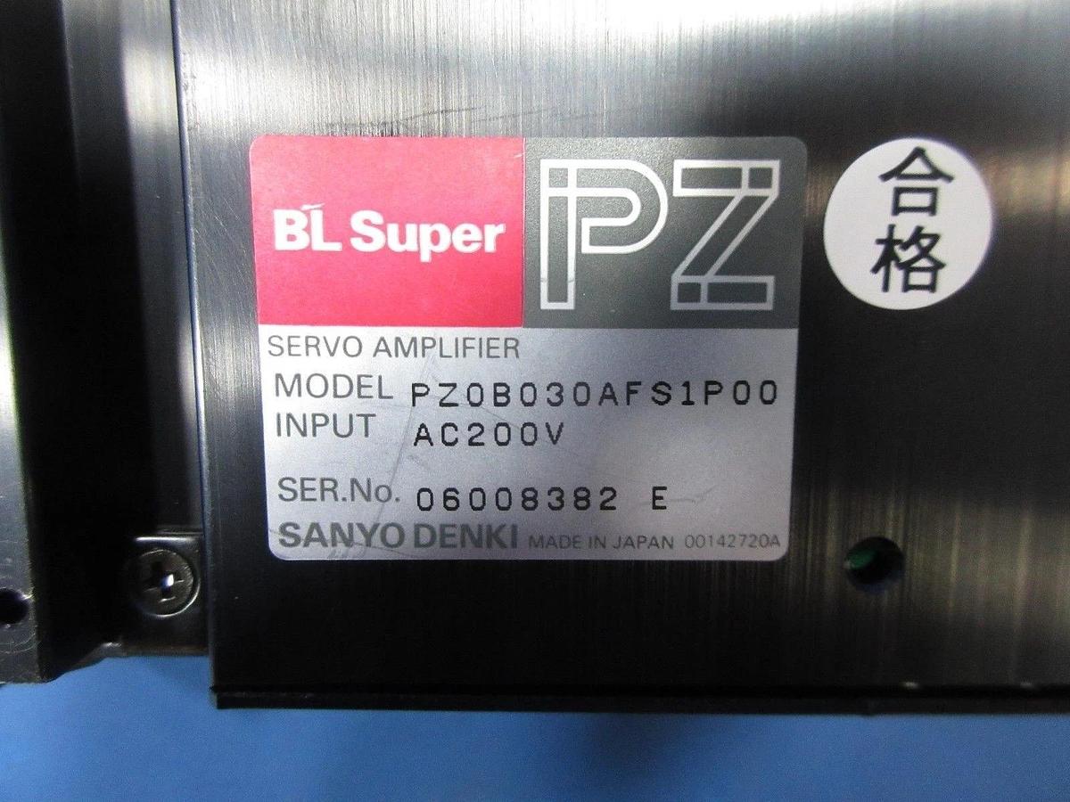 Used Sanyo Denki PZ0B030AFS1P00 BL Super PZ Servo Amplifier Sigmameltec RTS-500 Used