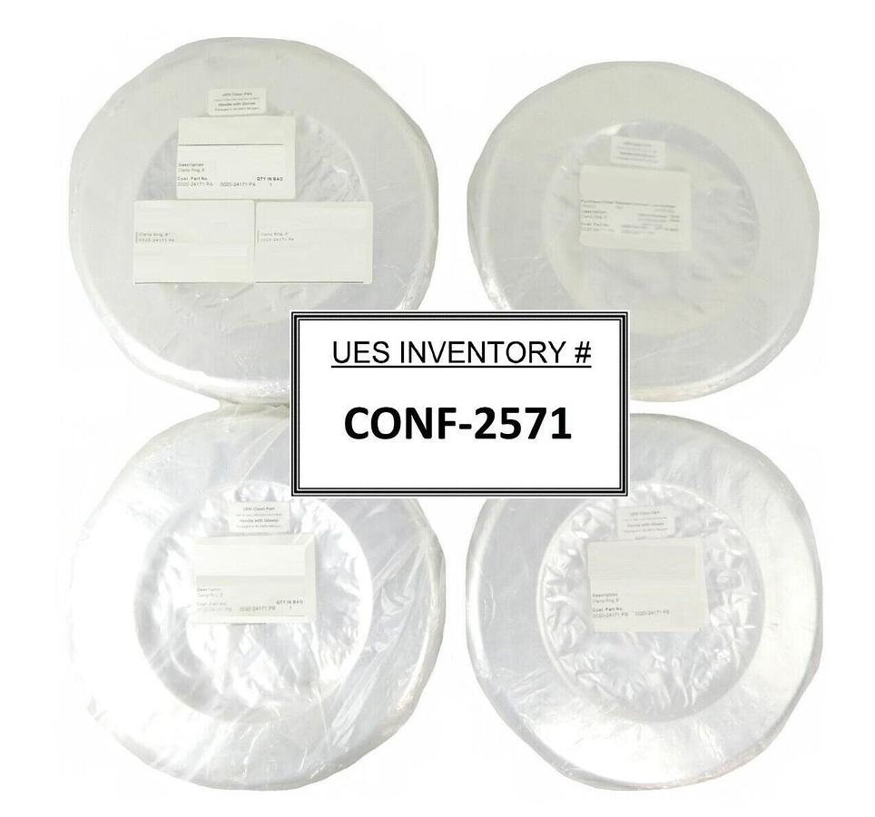 Refurbished AMAT Applied Materials 0020-24171 8" Clamp Ring Endura 5500 Lot of 4 Refurbished