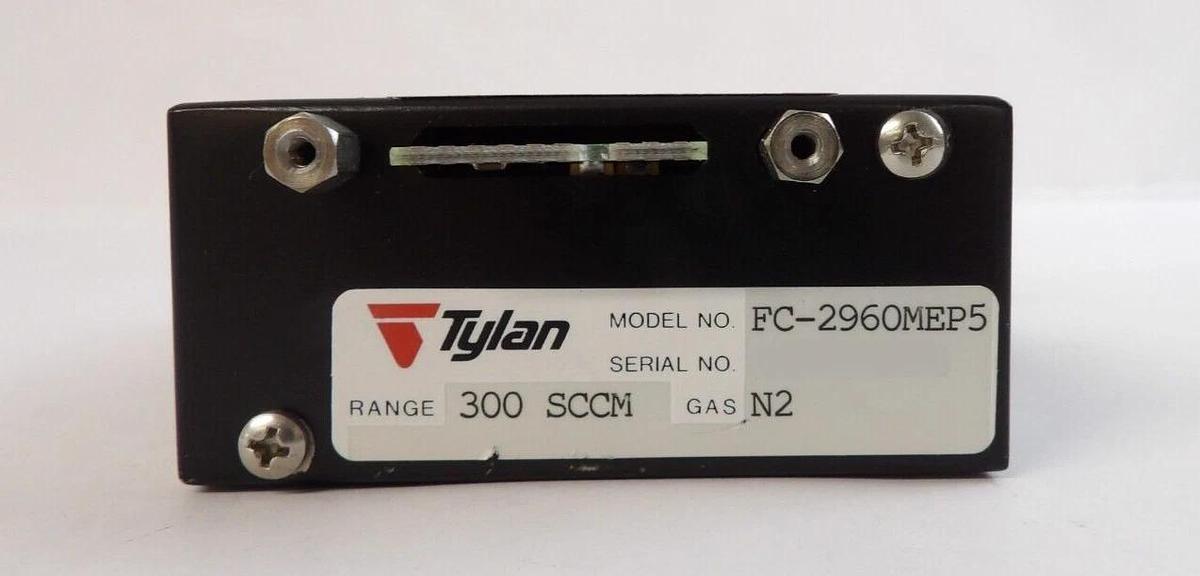 Used Tylan FC-2960MEP5 Mass Flow Controller 2900 Series MFC N2 Lot of 2 Working
