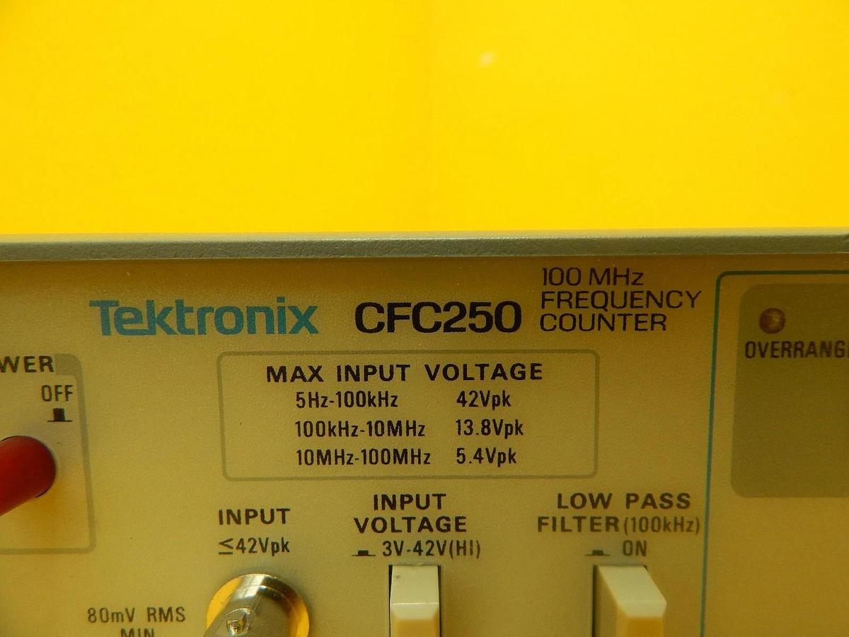 Used Tektronix CFC250 100 MHz Frequency Counter Used Working