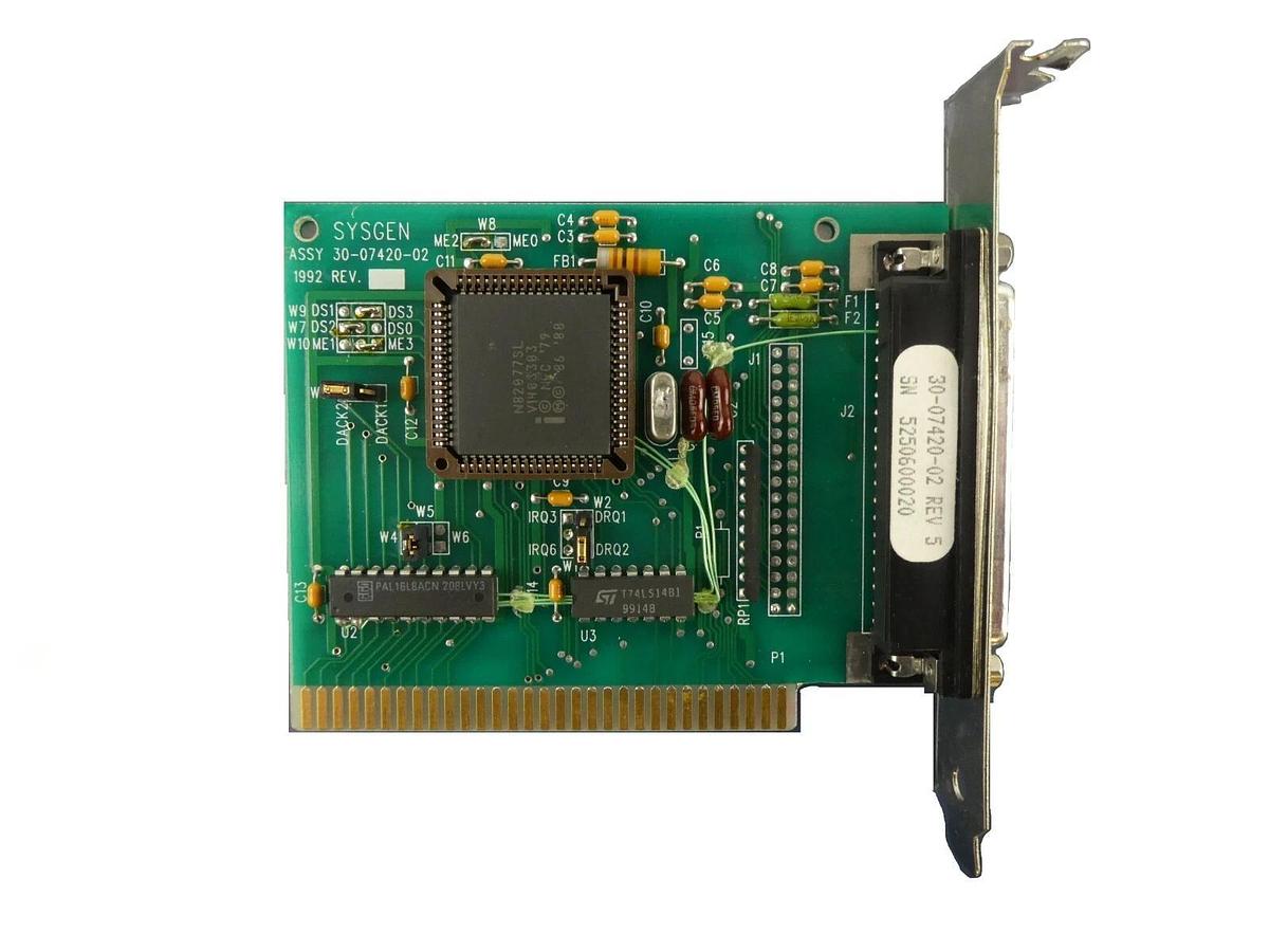 Used SYSGEN 30-07420-02 ISA BUS Adapter PCB Card Novellus Systems Working Surplus