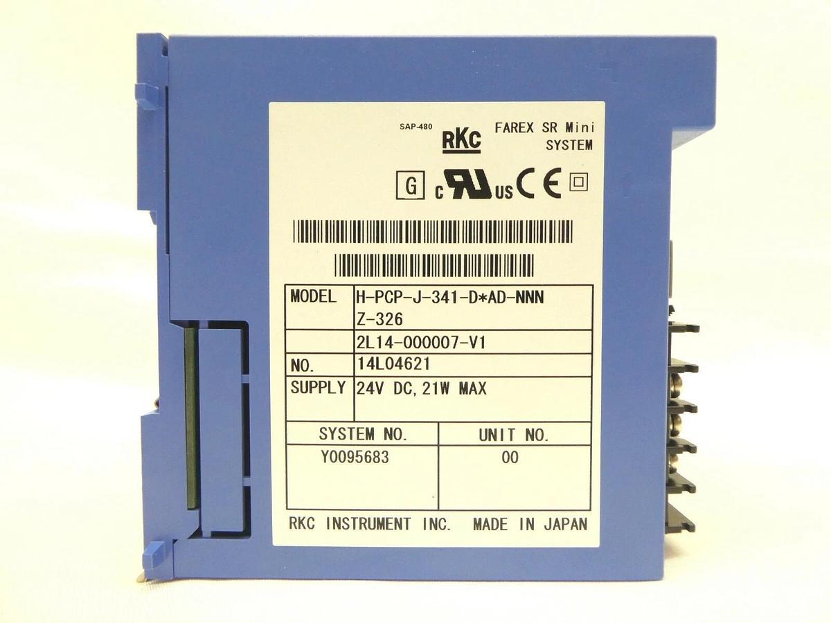 Used RKC FAREX SR Mini System 2L14-000007-V1 H-PCP-J-341-D*AD-NNN H-TIO-J-F501-8*NN