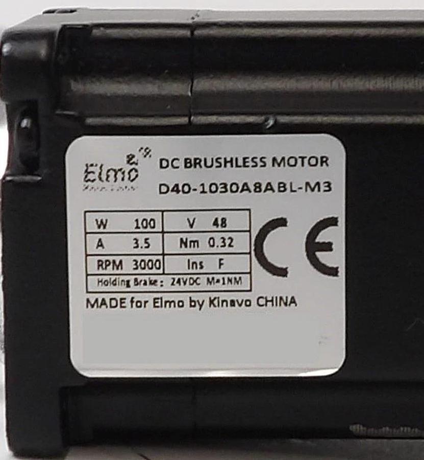 Used Elmo Motion D40-1030A8ABL-M3 DC Brushless Motor Lot of 2 Working