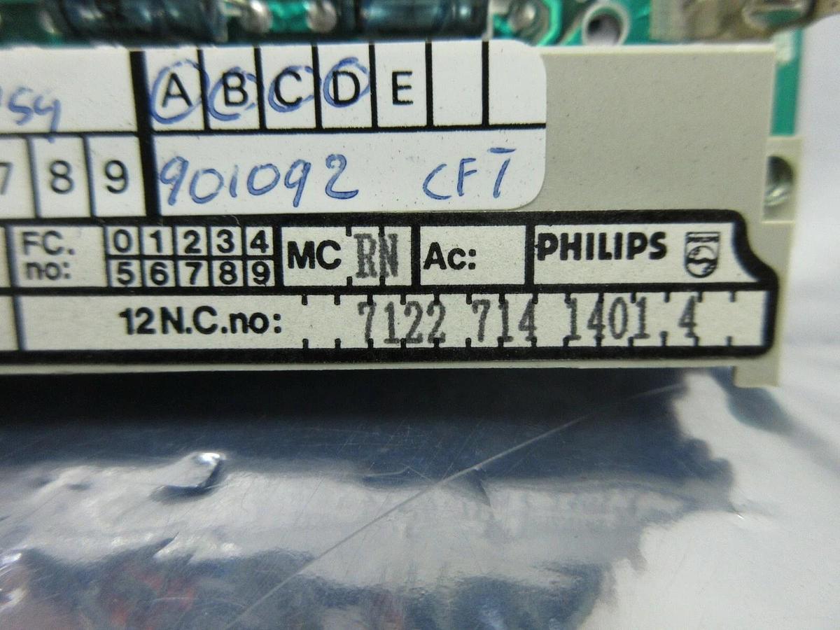 Used Philips 7122 714 1401.4 Processor PCB Card MCDM 60 5,5 ASML PAS 5000/2500 Used