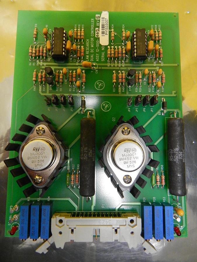 Used Lam Research 12-1000-002 Dual DC Motor Controller Rev. E PCB Card DSS-200 Used