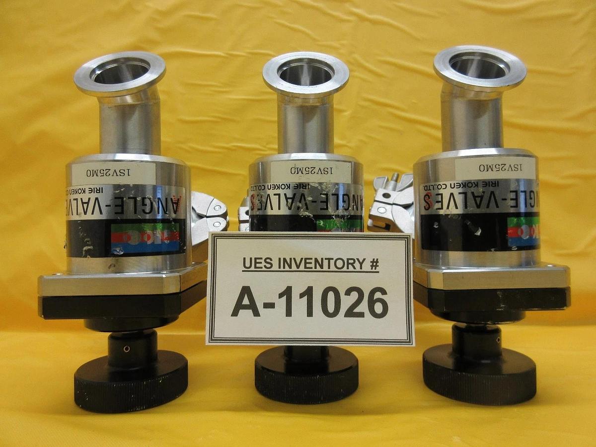 Used Irie Koken 1SV25M0 Manual Angle Valve Reseller Lot of 3 Used Working