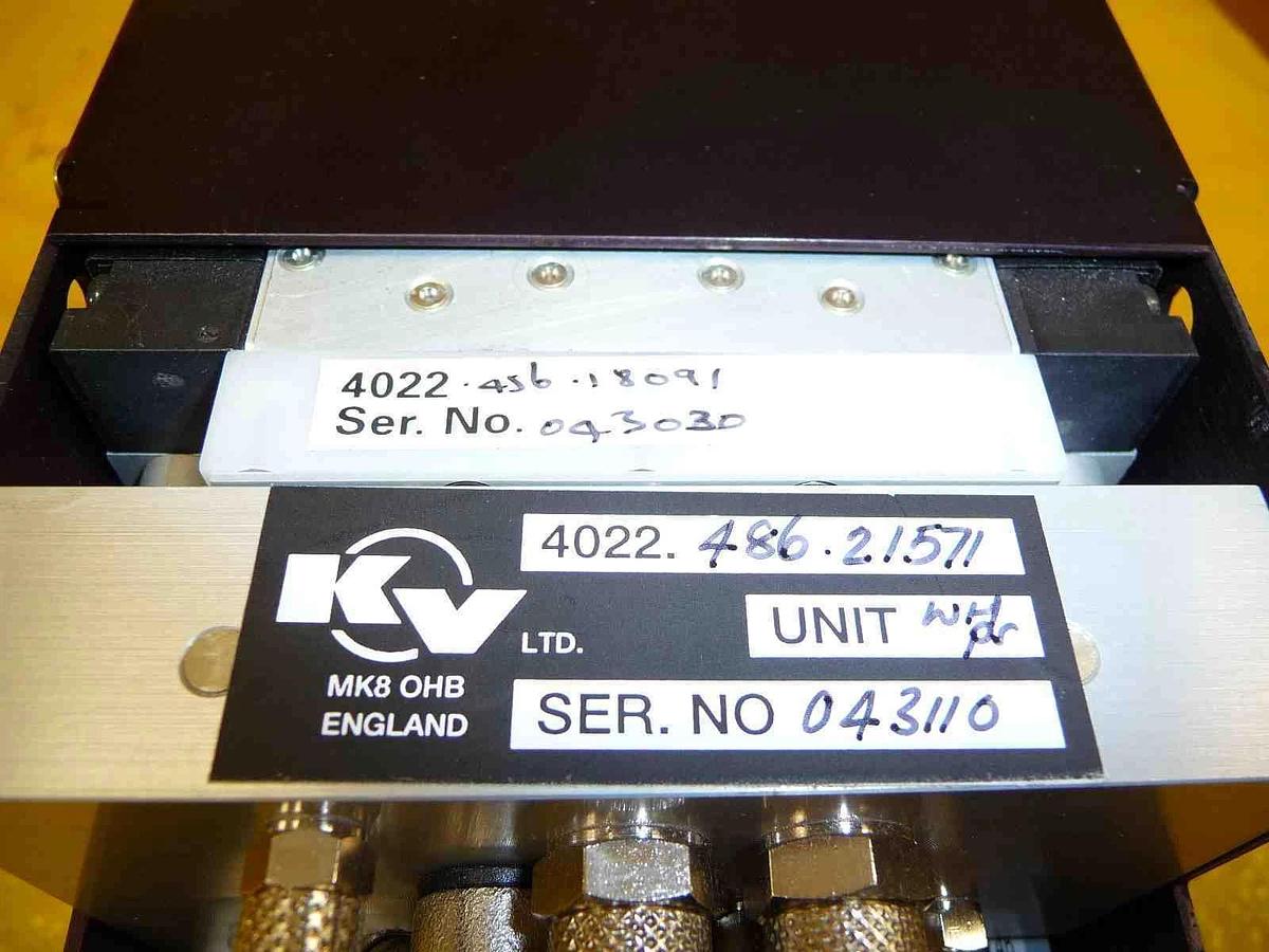 Used KV Automation 4022.486.21591 Robot Gripper Manifold ASML Working Surplus