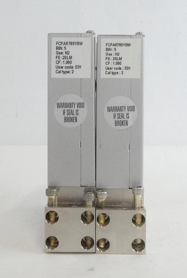 Used Aera TC FC-PAR785Y-BW-5 MFC Mass Flow Controller 2 SLM N2 Lot of 6 Working