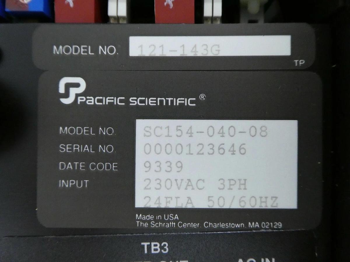 Used SVG Silicon Valley Group Coater Spindle Motor Controller 121-143G 90S DUV Spare
