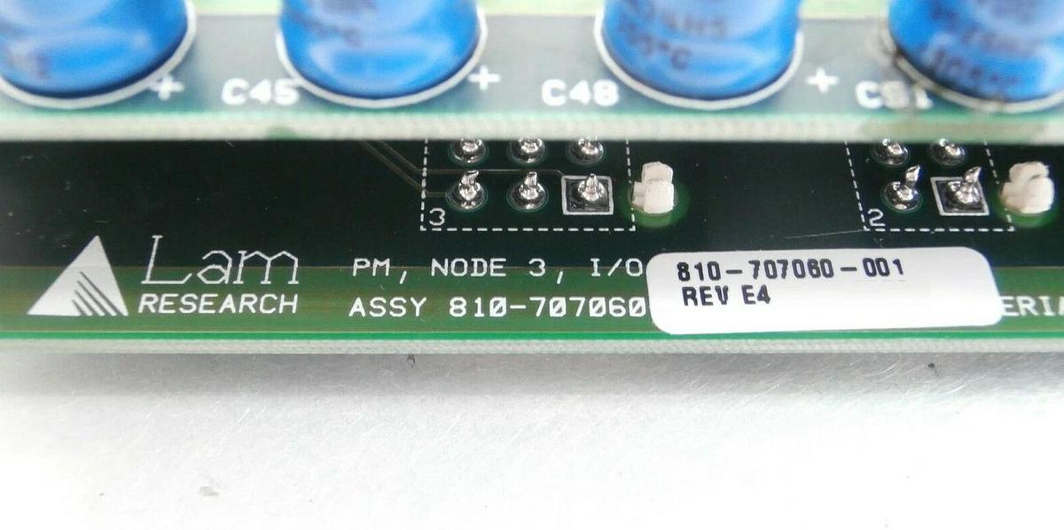 Used Lam Research 810-707060-001 PM Node 3 PCB Panel 810-707150-001 Continuum Spare