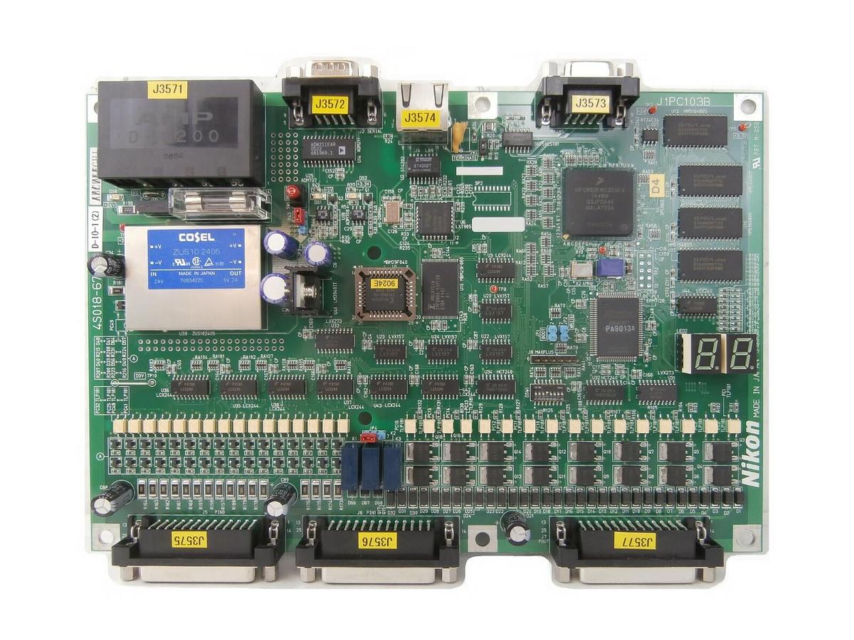 Used Nikon Precision 4S018-675 Interface/DC-DC Converter PCB D-IO-1(2) NSR Working