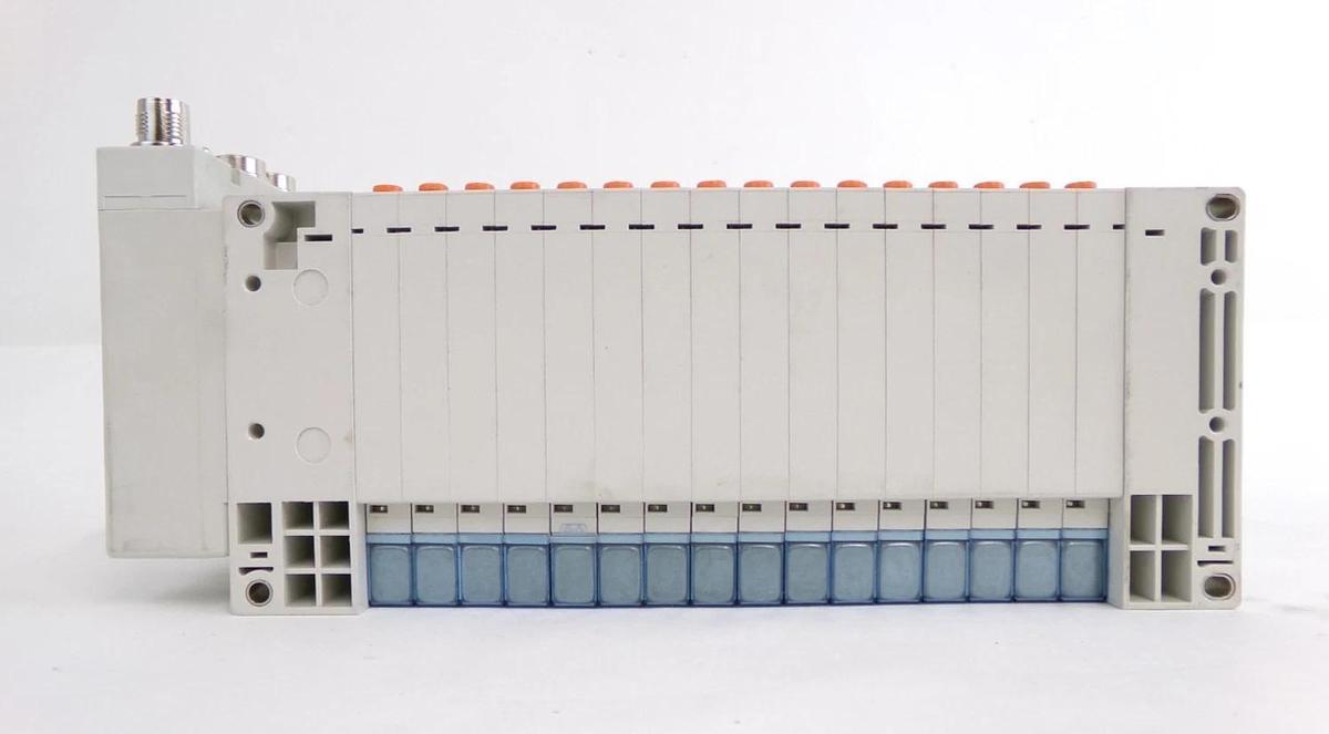Used SMC SS5Y3-DUQ00526 16-Port Ethercat Pneumatic Manifold Lot of 2 Working
