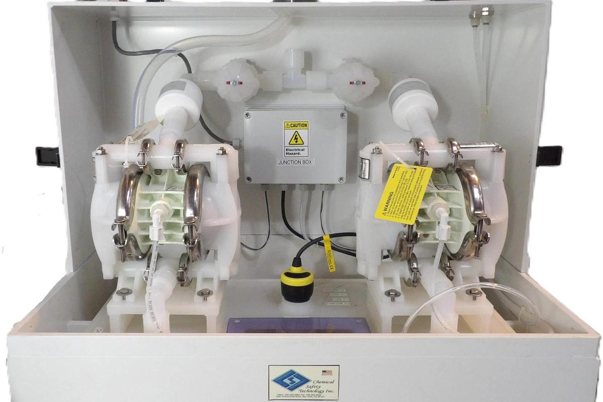 Chemical Safety Technology CST-15/2-APS Duplex Acid Pump Station New Spare