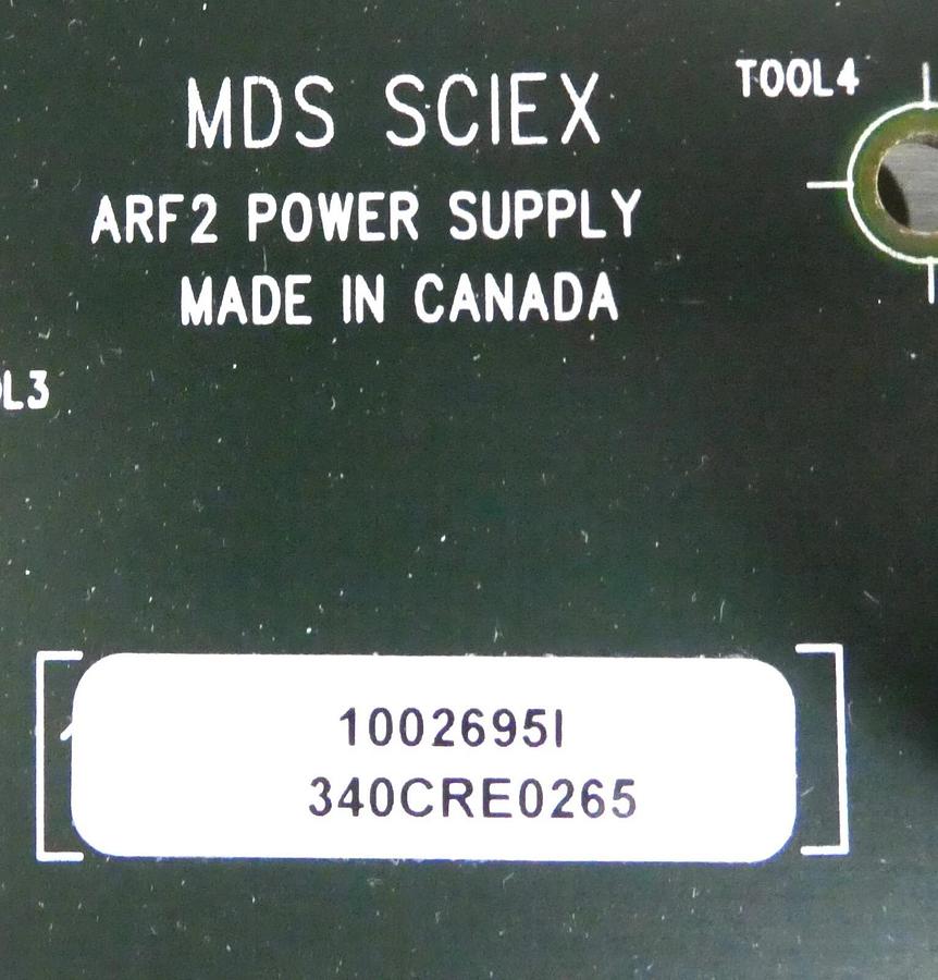Used AB Sciex 1002695I ARF2 Power Supply Interface 1710-6177 Spectrometer Working