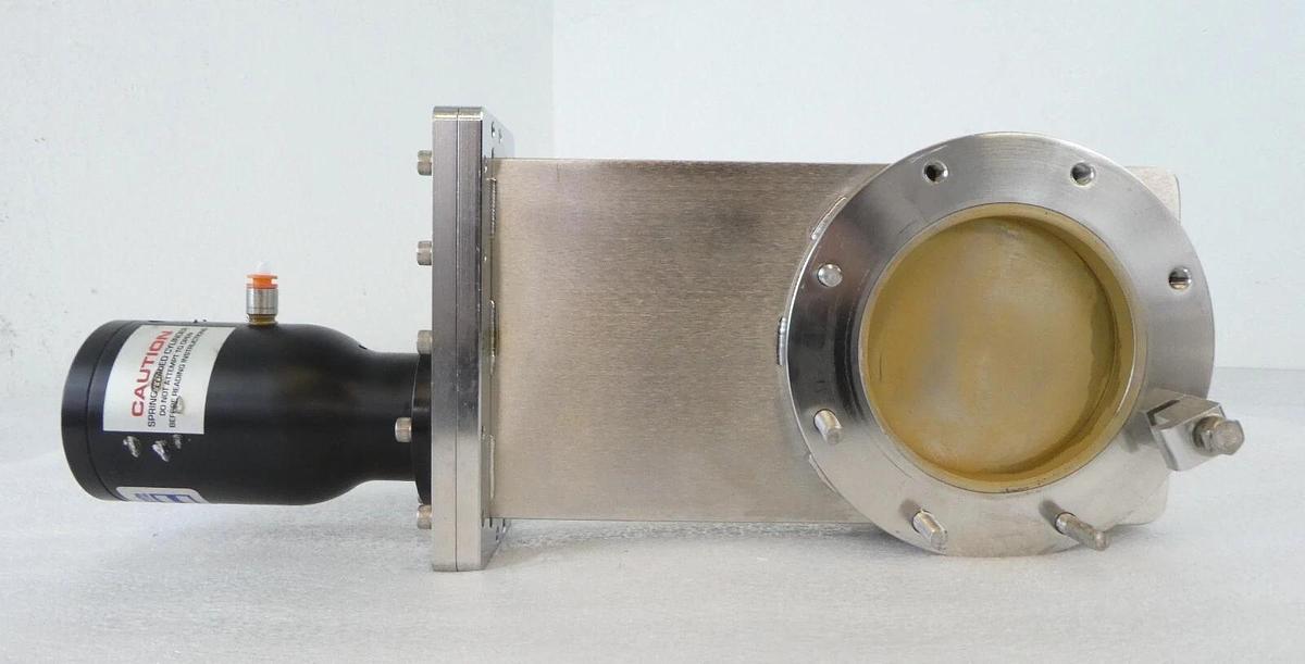 Used Nor-Cal Products 041010-1 Pneumatic Gate Valve Assembly Working Surplus