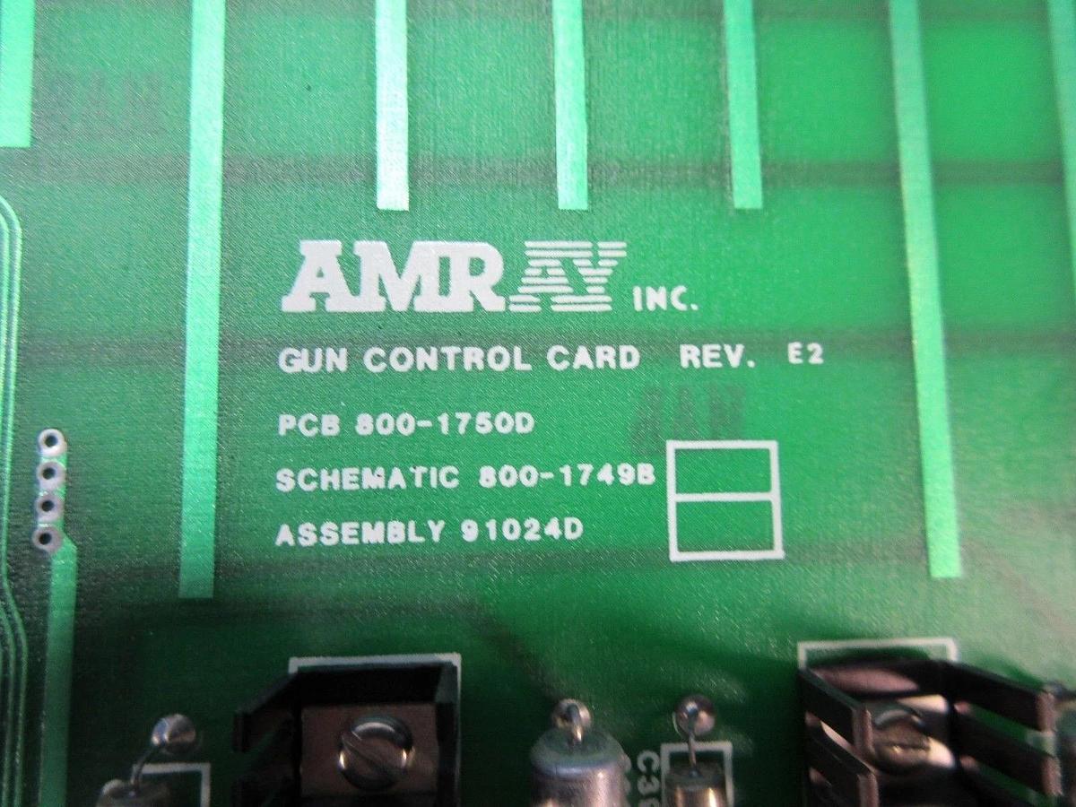 Used Amray 91024 Gun Control Card PCB 800-1750D Rev. E2 Used Working