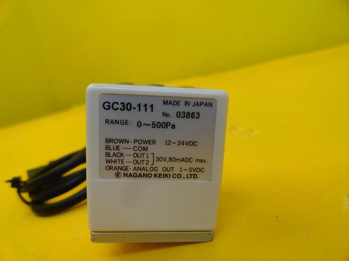 Used Nagano Keiki GC30-111 Pressure Sensor Reseller Lot of 4 Used Working