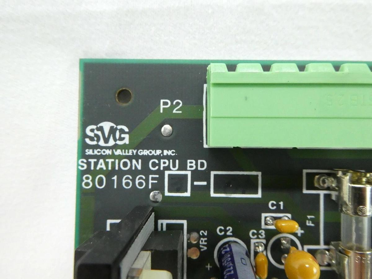 Used SVG Silicon Valley Group 80166F3-01 VB Station CPU BD PCB Card 90S DUV Working