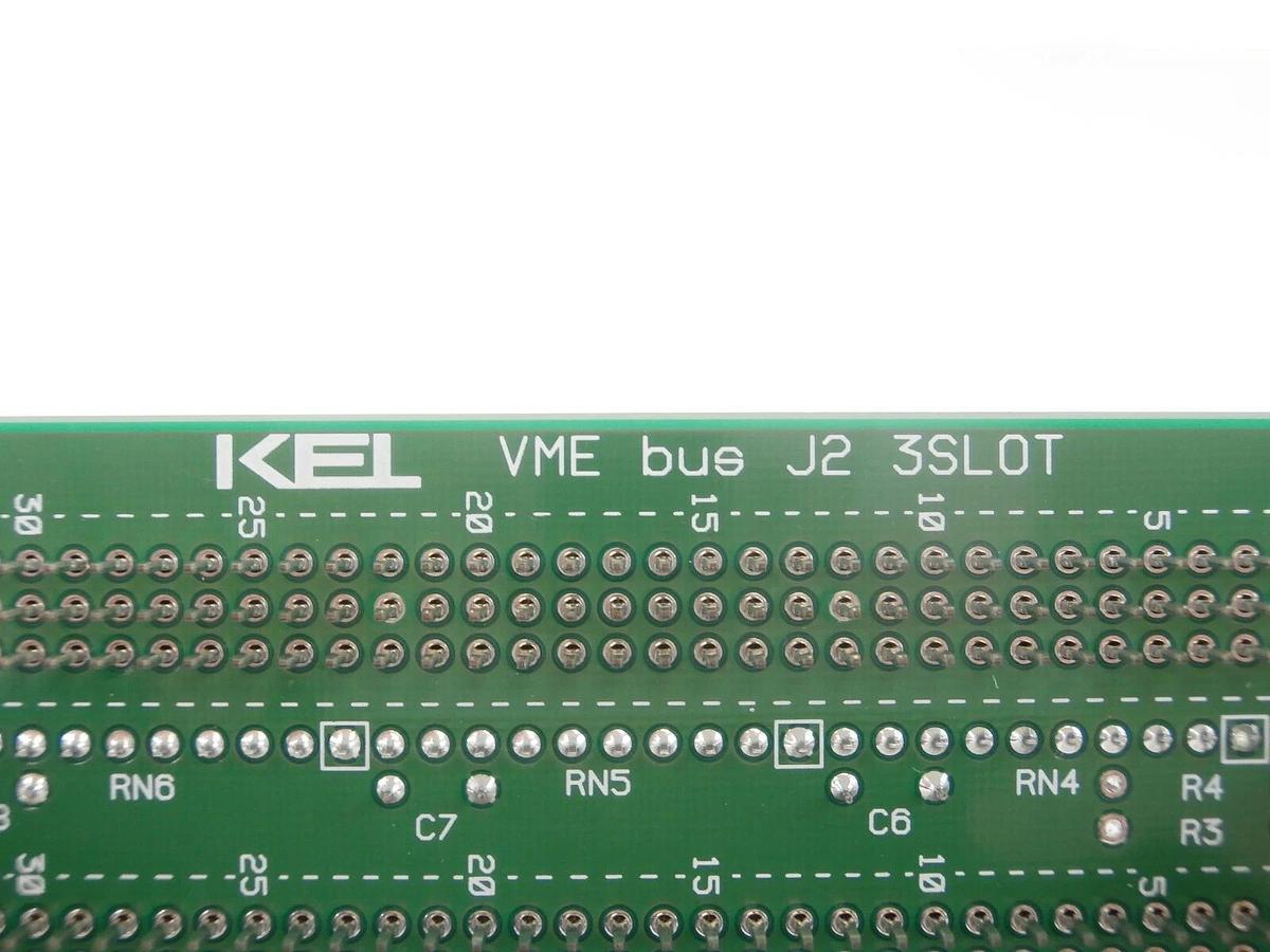 Used KEL VPDEST2250 VMEBus J2 3-Slot Backplane PCB DNS FC-3000 Working Surplus