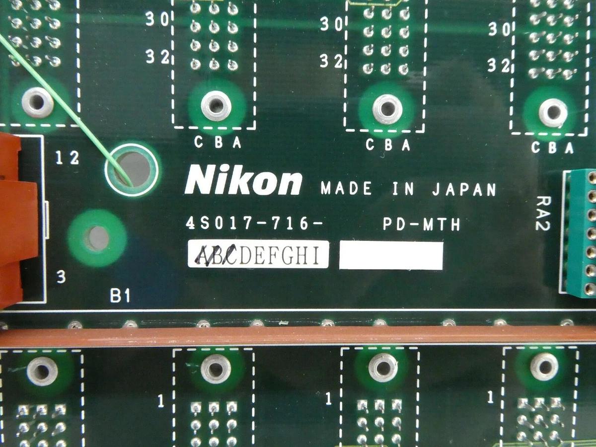 Used Nikon 4S017-716 Backplane Board PCB PD-MTH NSR System Working Spare