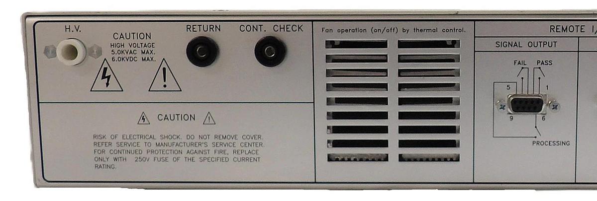 Used Associated Research 5560DT Dielectric Withstand Tester Hypot Plus II Working