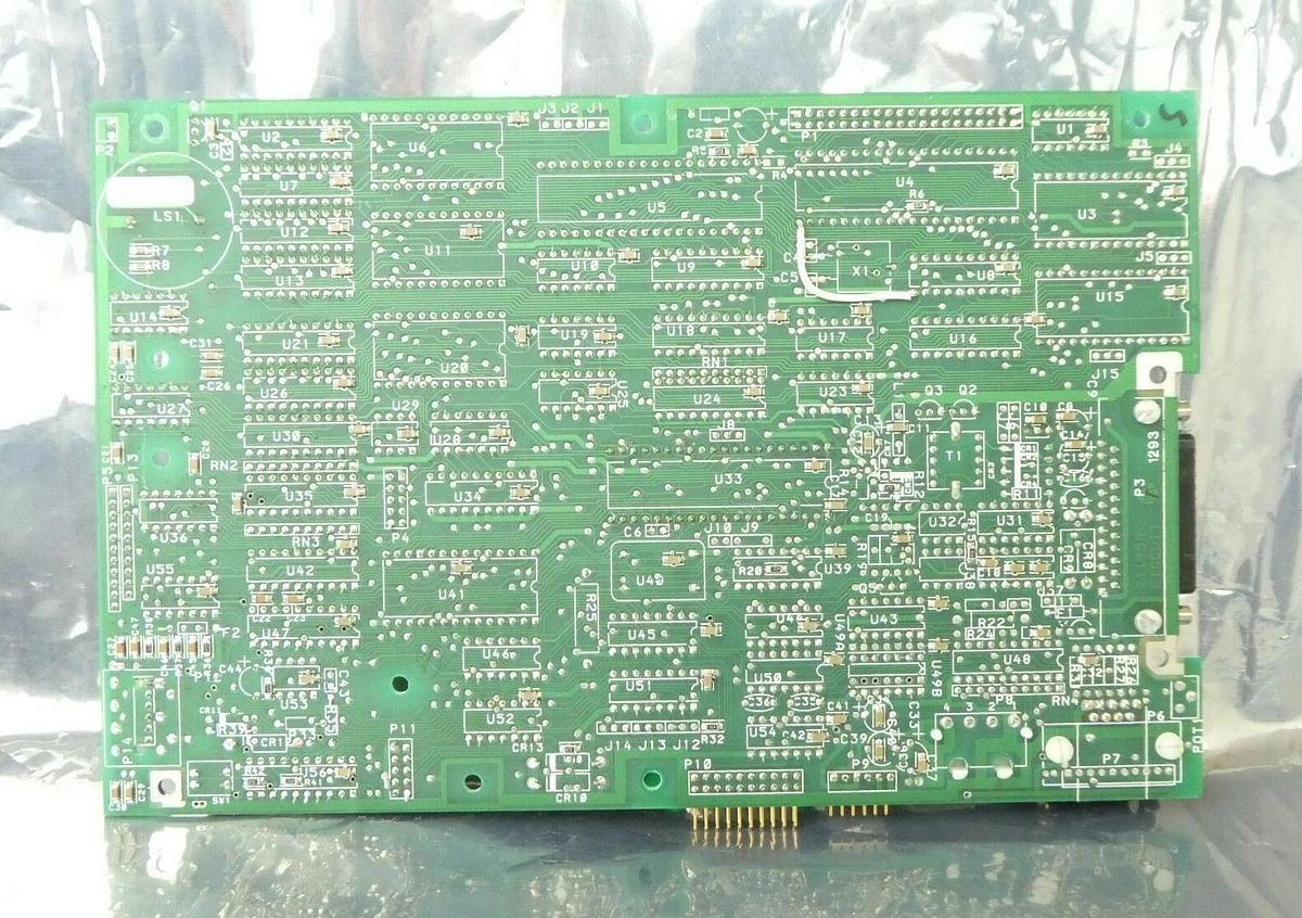 Used Lam Research 605-016005-001 CRT Video Bottom Board PCB 91196-005 Rev. C Working