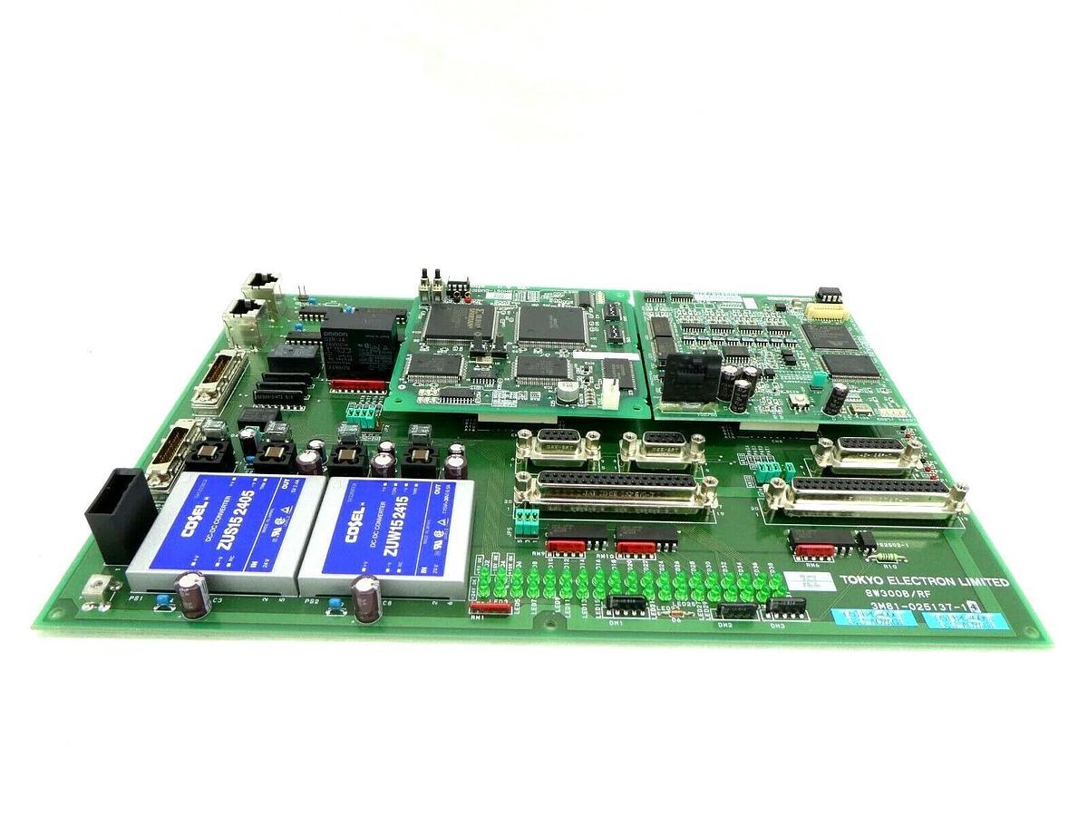 Used TEL Tokyo Electron 3M81-025137-14 Board PCB SW300B/RF Trias System Working