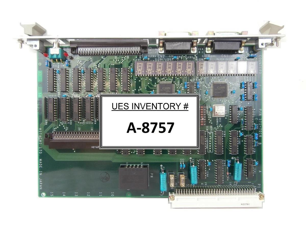 Used Hitachi 571-7016 Counter Board VME PCB Card COUNTER0 I-900SRT Working Surplus