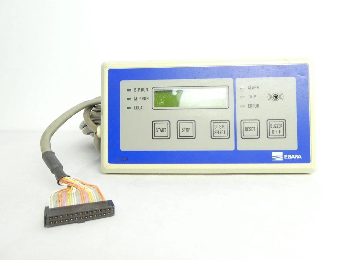 Used Ebara Technologies P-V801 Dry Vacuum Pump Operator Control Panel Used Working