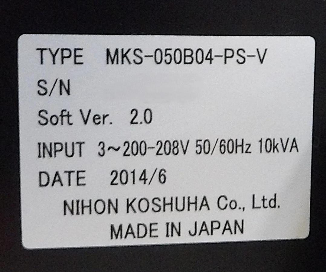 MKS-050B-PS Nihon Koshuha MKS-050B04-PS-V Power Supply TEL 3Z80-000036-V4 New