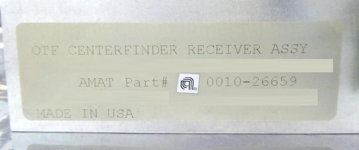 Used AMAT Applied Materials 0010-26659 OTF Centerfinder Assembly 0100-01993 Working